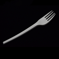 Ensemble de couverts en PLA compostables, fourchette, couteau, cuillère, couverts biodégradables, vente en gros pour la restauration