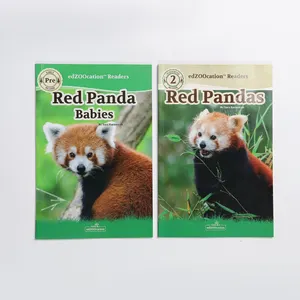 Educational Books Professional Custom Free Design Low Cost Perfect Binding Matte Animals Textbook Printing Service