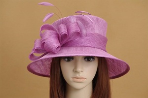 Chapeaux en Sinamay pour Cérémonies 2023, Chapeaux de Fête pour Femmes, Chapeaux d'Église, Chapeaux Tulum, Chapeaux Chinois, Chapeaux de Mariage pour Femmes - Product Image 2