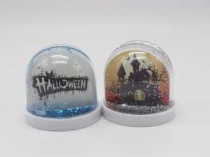 Custom Souvenir Photo Frame Kit Christmas Santa <strong>Snowman</strong> Plastic Water Snow <strong>Globe</strong> - Product Image 6