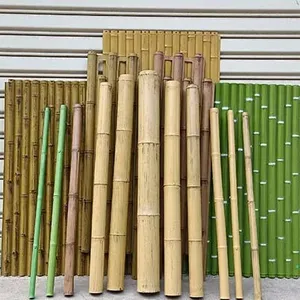 Tongkat bambu buatan tahan api standar tinggi tongkat tiang bambu sintetis tahan UV Kelas A