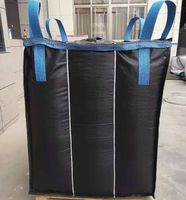 Sac Jumbo Imperméable et Résistant aux UV en Polypropylène Tissé avec Fermeture Éclair de 4 Pouces, Conçu pour les Poudres Plastiques