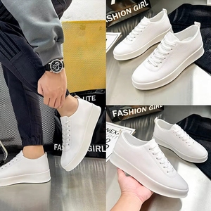 Mens Lace-up Trendy Running <b>Sneaker</b> High Quality Fashion Pu <b>Leather</b> Shoes Casual Walking Light Weight Eva Summer Autumn Winter - Product Image 6