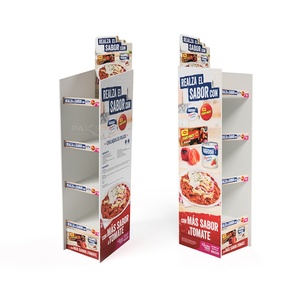 ชั้นวางเครื่องสำอางแบบตั้งพื้นพับได้ ทำจากกระดาษแข็ง เป็นมิตรกับสิ่งแวดล้อม สำหรับโชว์และทดสอบผลิตภัณฑ์ - Product Image 1