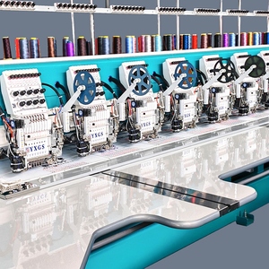 Máquina de Bordar Computarizada Industrial de Gran Escala SNWSIM de 12 Cabezas, Totalmente Automática, Óptima para Bordado Plano - Product Image 1