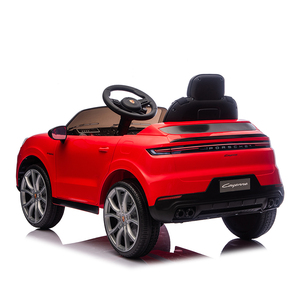 Macchina Elettrica per Bambini <span class=keywords><strong>Porsche</strong></span> <span class=keywords><strong>Cayenne</strong></span> con Licenza Ufficiale, Batteria da 12V, Sedile in Pelle e Telecomando - Product Image 4