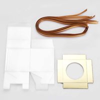 Boîte en plastique transparente avec couvercle pour bonbons, biscuits, chocolat, emballage de biscuits, boîtes en papier personnalisées, boîte à gâteau transparente