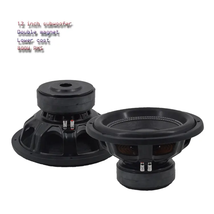 12 pulgadas coche subwoofer bajo costo Altavoz del coche 800W RMS altavoz OEM