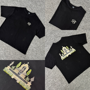 Camiseta Bordada para Hombre, 100% Algodón, Manga Corta, Cuello Redondo, Corte Regular, Estilo Urbano para Verano - Product Image 2