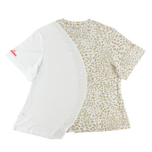 Adidas Essential Graphic Tee para mujer en blanco/bronceado XS Camiseta de seda ajustada con patrón de personaje transpirable para mujer - Product Image 3