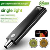 Ensemble Cadeau Lampe Torche de Luxe en Jade, Testeur UV 365nm pour Gemmes et Diamants, Boîte en Aluminium Premium, Logo Personnalisé OEM ODM REACH