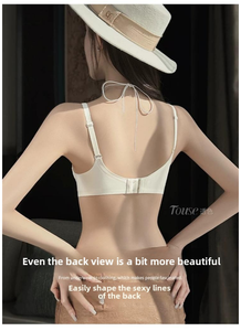 Soutien-gorge sans couture sans armatures pour femme, sexy, en dentelle, push-up, décolleté plongeant, anti-affaissement, Pure Desire, lingerie d'été, vente en gros d'usine - Product Image 4