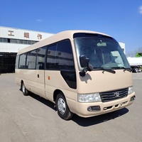 Toyota Coaster d'occasion durable, 30 places, mini-bus, transmission manuelle, moteur diesel, prix abordable, voitures pour le transport