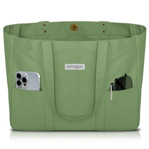 Foldable Reusable Tote Bags - Compact When Stored yet Expands to Hold Groceries, Beach Gear, or Work Supplies - Product Image 6