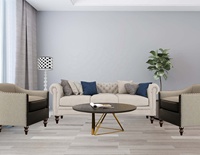 Pieds de meubles en bois massif, ronds, remplacement pour canapé, pieds en bois pour canapé, fauteuil, pouf, ensemble de 4 pièces, stable, multifonction