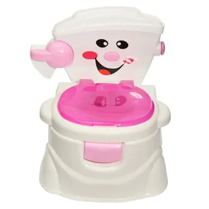 Pelatihan Toilet Tangga Anak Perempuan Beruang Oval Ember Pemeras Air Sendok Ba Tiup Label Perjalanan Karton Tempat Duduk Toilet Bayi