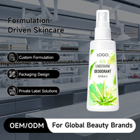 Fabrication de déodorants corporels sur mesure, déodorant pour les aisselles, parfum premium, spray corporel, non tachant et non collant pour adultes