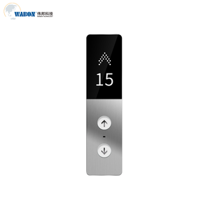 Bên ngoài đoạn mã <span class=keywords><strong>LCD</strong></span> thang máy lop với nút cơ khí, chân tóc thép không gỉ - Product Image 4