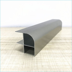 <strong>Aluminium</strong> <strong>Toilet</strong> <strong>Cubicle</strong> Partition Corner Profile Corner Channel for 12mm 13mm 18mm 19mm Thick HPL Panel - Product Image 2