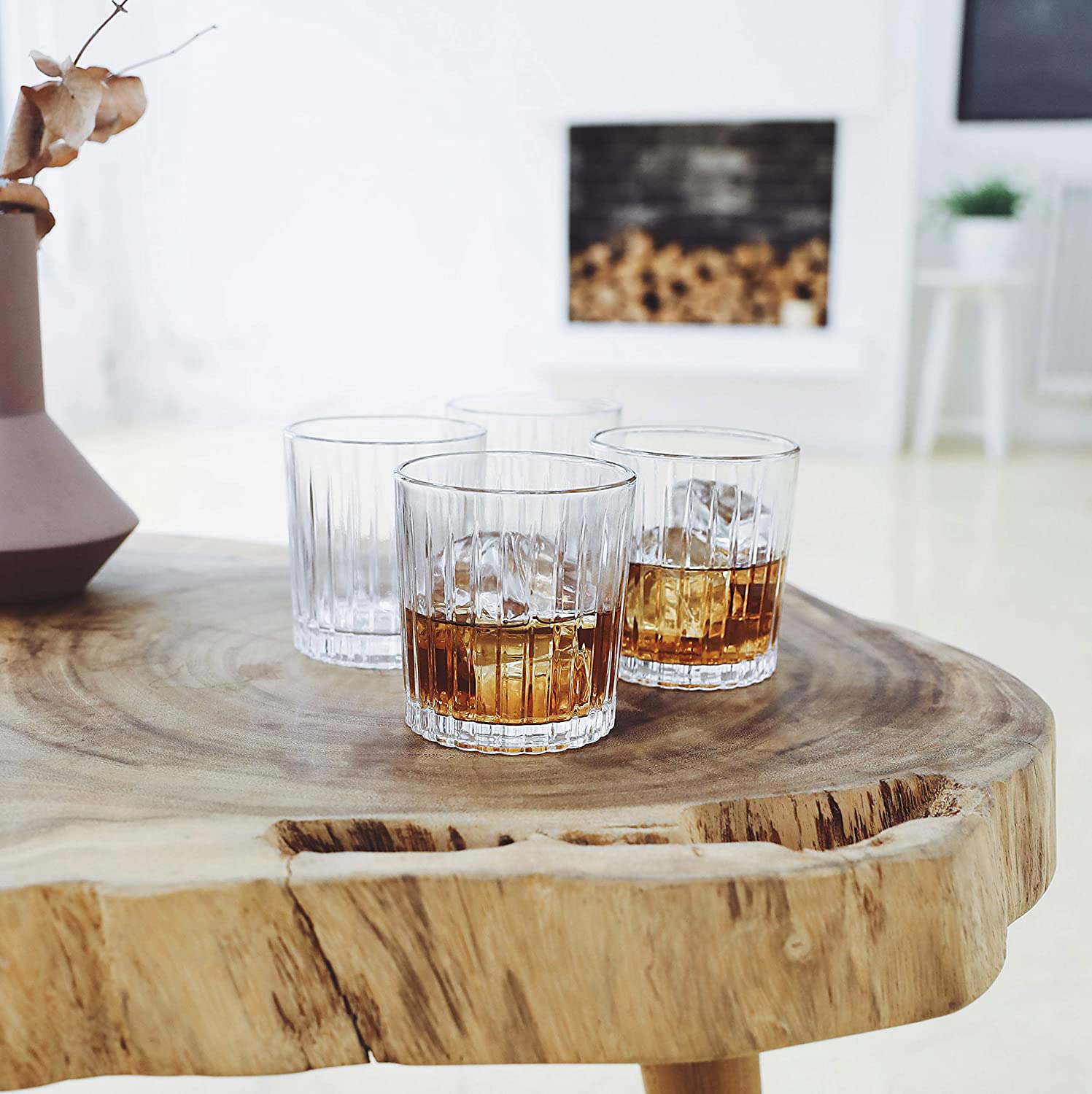 Old Fashioned Whiskey Glasses with Luxurious Box, Cocktail Glasses For Drinking Cocktail
