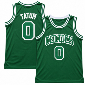 Camiseta de <span class=keywords><strong>Baloncesto</strong></span> Masculina Popular de Alta Calidad, <span class=keywords><strong>Celtics</strong></span> Tatum, Disponible en Varios Colores - Product Image 6
