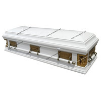 Ataúdes de Estilo Americano de Alta Calidad al por Mayor de Fábrica China, Oferta 8808, con Ataúdes de Madera de la Última Cena para Adultos