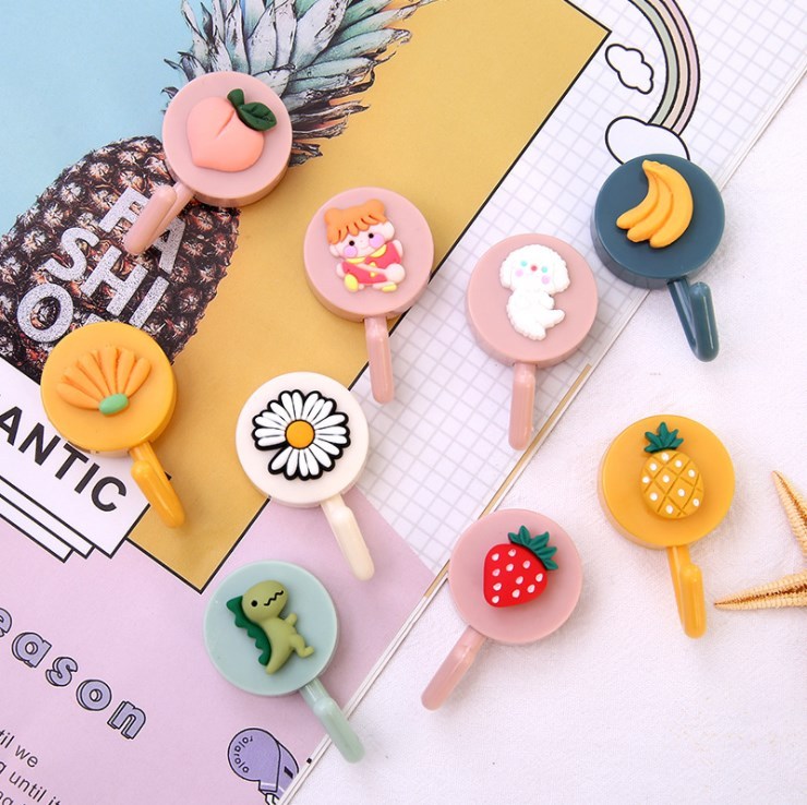 Cute Cartoon Kitchen Hook Bathroom Wall