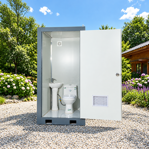 Cabina de Baño Portátil para Obras de Construcción Etodevice, Baño Móvil con Sistema de Ventilación - Product Image 2