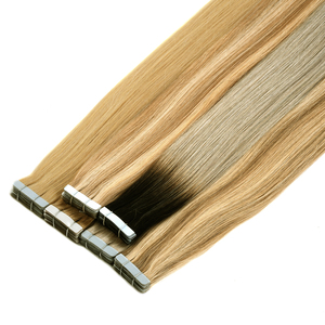 Factory <b>Russian</b> Virgin Remy Hair Extensions Invisible Tape Ins Silky Straight Human Hair Pieces Wholesale Luxury Tape Hair - Product Image 4