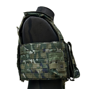 カスタム迷彩オックスフォード生地ナイロン軽量戦術ベスト調整可能サイドクロージャーフロントバック保護クイック - Product Image 5