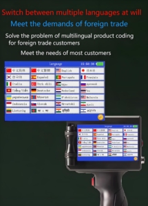 Cầm tay máy in xách tay máy in phun máy in Xách Tay Hộp máy in ngày hết hạn máy in Máy in mã cho kim loạ<span class=keywords><strong>i</strong></span>, gỗ, thủy tinh - Product Image 6