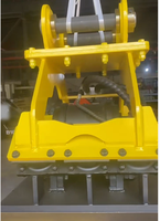 Compacteur de plaques hydraulique 3-40 tonnes, accessoire compacteur de sol vibrant pour excavatrice, option personnalisée CE OEM, garantie 1 an, moteur