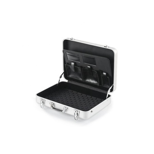 Glary World travel-mallette en aluminium argenté pour ordinateur portable, mallette de style européen, taille personnalisée <span class=keywords><strong>james</strong></span> <span class=keywords><strong>bond</strong></span> - Product Image 4