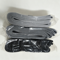 Bandes de Résistance Longues en Coton Polytricoté XLAN 76 Pouces, 3 Niveaux de Tension, Emballage Sac en Maille, pour Exercices d'Étirement, Course à Pied, Jambes et Fessiers