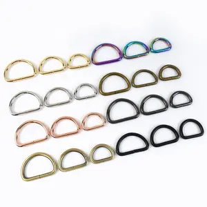 MeeTee F4-6 16/20/25/32/38/50mm High Quality Alloy Clasp Luggage Handbag Hardware Bag Parts & Accessories D Ring Buckle