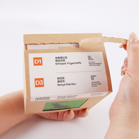 Emballage cadeau de luxe personnalisé de haute qualité, boîtes en papier kraft coloré ondulé, boîtes de rangement et d'expédition en papier pour café filtre