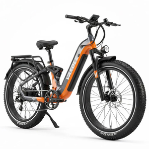 Entrega Rápida Vakole V26 Bicicleta Eléctrica de Aluminio de 26 Pulgadas y 250W con Suspensión Completa, Batería de Litio de 998Wh, Sensor de Torque, 48V 20.8Ah - Product Image 1
