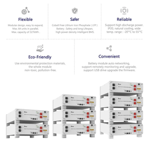 厂家直销价格德业SE-G5.1 Pro-B锂电池太阳能系统LiFePO4电池组，带CAN2.0 RS485 - Product Image 3