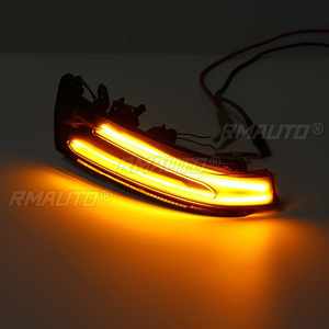 2 luces LED dinámicas de señal de giro para espejo lateral, indicador para Mercedes Benz Clase W204 CLA A B C E S GLA GLK CLS W176 W212 - Product Image 3