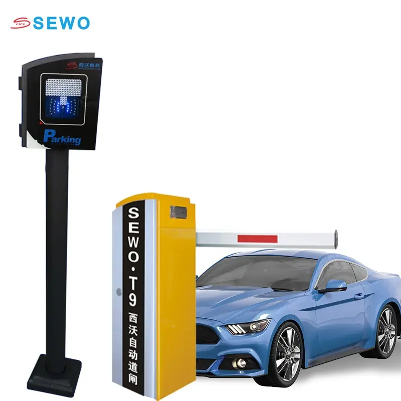 Sistema de estacionamiento con lector RFID UHF de larga distancia SEWO para gestión de Control de acceso de estacionamientos de motocicletas y automóviles