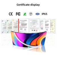 Module d'affichage à LED flexible de plein air Écran publicitaire cylindrique incurvé pour la publicité sur écran électronique