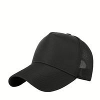 Casquette de baseball imperméable en tissu Dobby imprimé léopard avec broderie main, séchage rapide, visière haute, protection solaire, style trucker, collection Printemps/Été