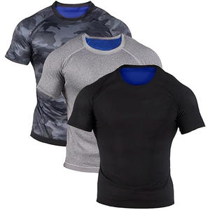 T-shirt de sudation à manches courtes pour homme - Haut thermique camouflage avec gaine amincissante pour une perte de poids rapide - Product Image 2