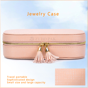 De Voyage En Cuir <span class=keywords><strong>Bijoux</strong></span> Organisateur De Rangement <span class=keywords><strong>avec</strong></span> <span class=keywords><strong>Miroir</strong></span> pour Bagues Boucles D'oreilles Collier Cadeaux pour Les Femmes - Product Image 5