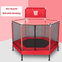 Trampoline pour Enfants de Haute Qualité avec Filet de Sécurité, Rebondeur Intérieur Extérieur pour Âge 3-12 Ans, Équipement d'Exercice Physique