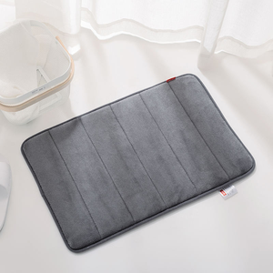 Alfombra de Baño de Espuma Viscoelástica, Súper Suave y Absorbente, Antideslizante, de Secado Rápido, Lavable a Máquina, para Bañera y Ducha - Product Image 2