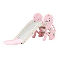 MDQ OEM Mini structure de jeu d'intérieur pour enfants en forme de lion, avec toboggan pliable multifonctionnel en plastique, pour 13-18 mois, usage domestique