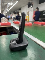 Téléphone sans fil numérique DECT 1.8G/1.9G D1007TAM avec répondeur, combiné unique et identification de l'appelant DECT TAM
