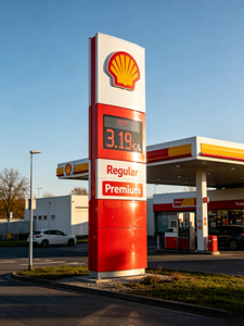Insegna a Pilone Personalizzata per Stazione di Servizio con Display LED da 12 Pollici, Insegna a Pilone per Stazione di Servizio <span class=keywords><strong>Prime</strong></span> - Product Image 4