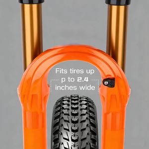 Forcella Ammortizzata ad Aria per Mountain Bike ad Alte Prestazioni, Tubo Interno da 32mm, Escursione 120mm, Essenziale per l'Assorbimento degli Urti nella Guida Fuoristrada - Product Image 2